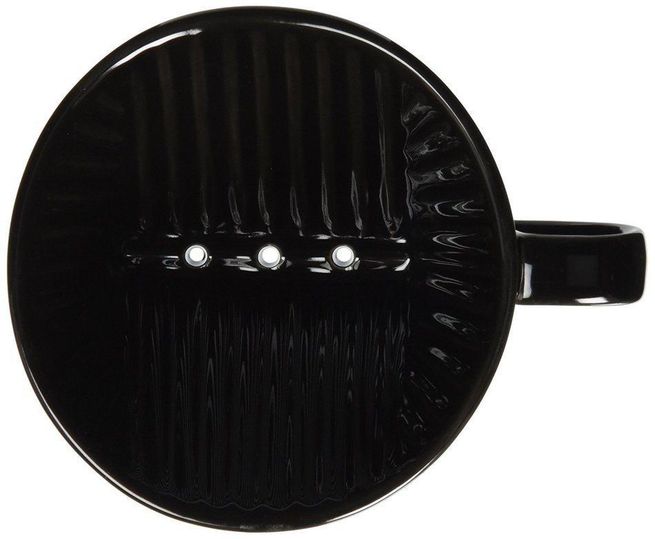 Earthenware Coffee Dripper (Kalita) Black