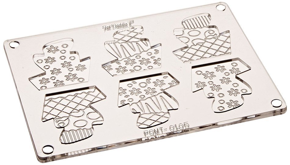 Fat Daddio's PCMT-0104 2-Piece Baby Shirts Cake Mold Set N7