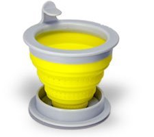 The TeaSpot Tuffy Steeper Silicone Loose Tea Filter Infuser Lemon Yellow N4