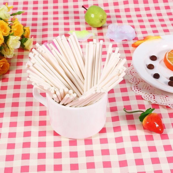 100 Count Sucker Lollipop Sucker Sticks (Pink) N18