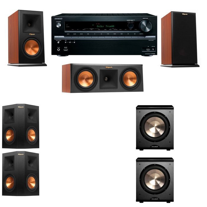 Klipsch RP-150M-CH Monitor Speaker 5.2 PL-200 Onkyo TX-NR636