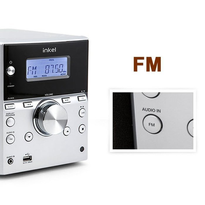 Inkel P-417 Micro Componant System Cd Player USB Fm Ac220v N3