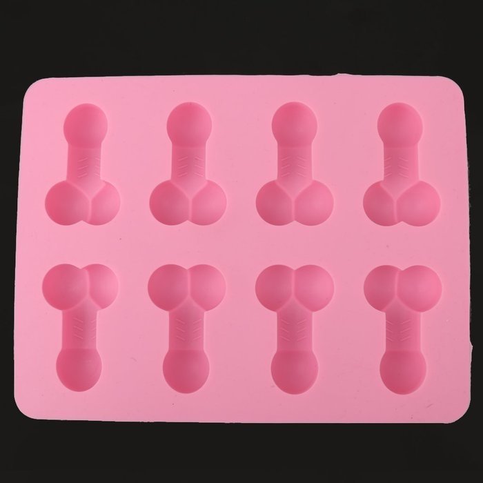 Novelty Penis Willy Dicky Silicone Chocolate Cake Jelly Mould Tray 8 Grids N4