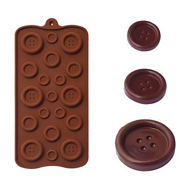 Y&XL&H Buttons Shaped Baking Molds Ice/ Chocolate / Cake Mold