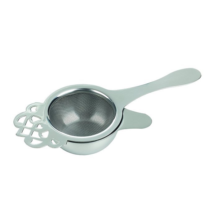 Tala Originals Retro Style Stainless Steel Tea Strainer / Infuser with Drip Tray