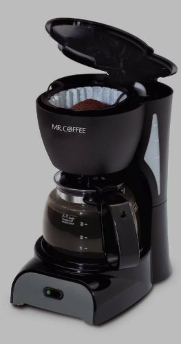 New Mr. Coffee DR5 4Cup Coffeemaker, Black N2