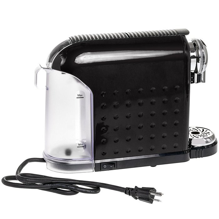 Caffe Cagliari Carina (Nespresso Capsule Compatible) With Milk Frother (Black) N7