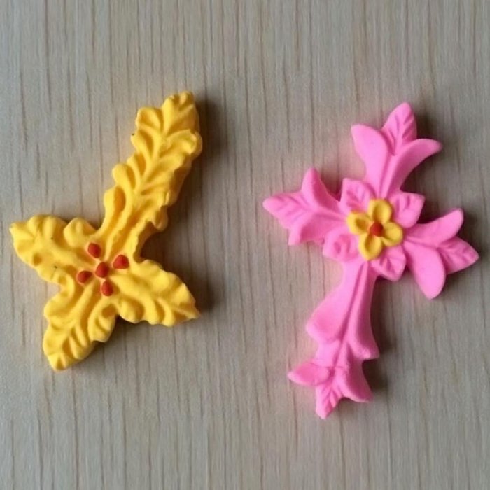 TXIN Fashion Useful Cross Shape Silicone Fondant Cake Decorating Chocolate Mold N6