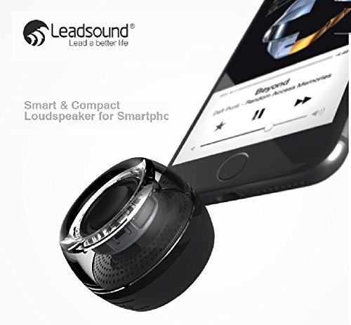 Mugen Power@Leadsound F10 mini Portable speakers crystal design ultimate speaker line Black N2