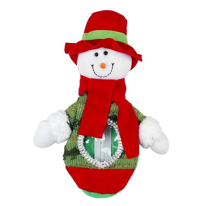 Pparty 2 of set Snowman &Deer Bag Christmas Candy Bag for holiday home decor