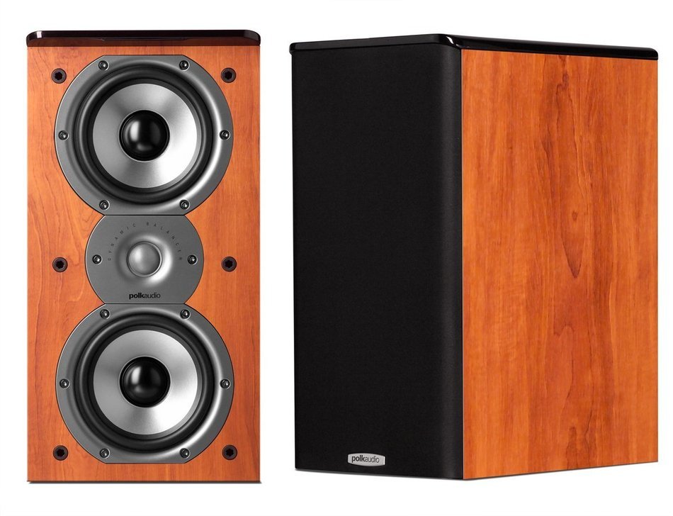 Polk Audio TSi200 Bookshelf Speakers (Pair, Cherry)