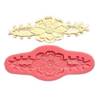 Sher Big Flower Relief Lace Cake&Chocolate Molds