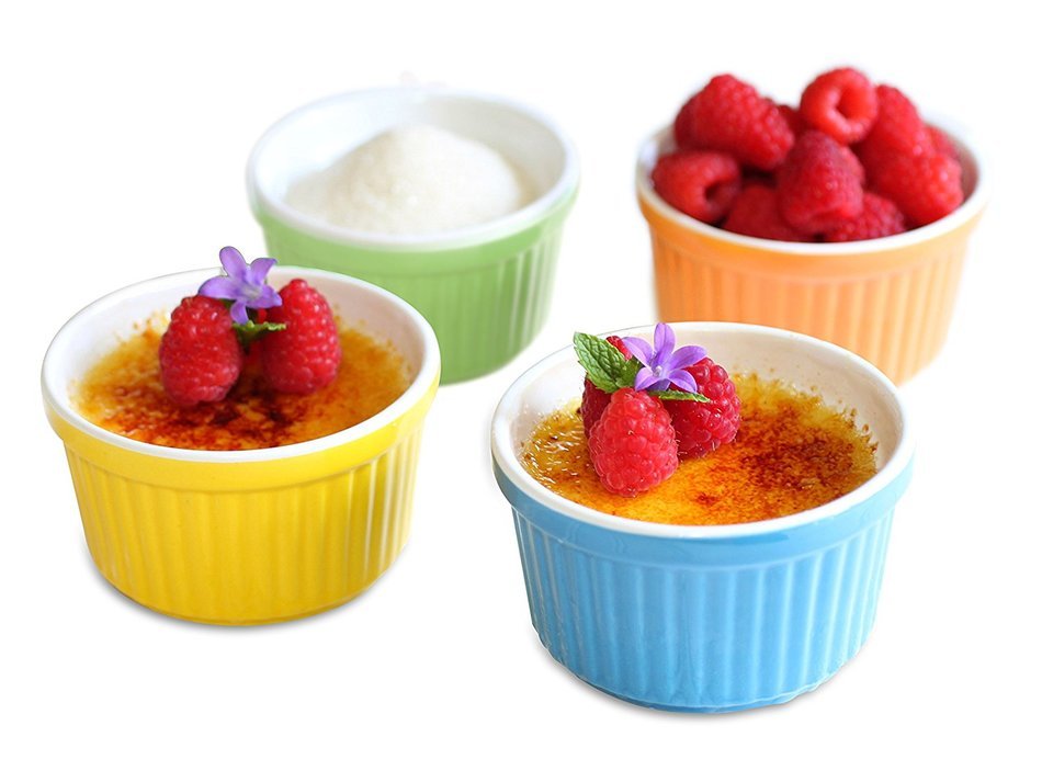 Uno Casa Ramekins - Make Your Home Pop with Color - Set of 4, 5 oz. N6