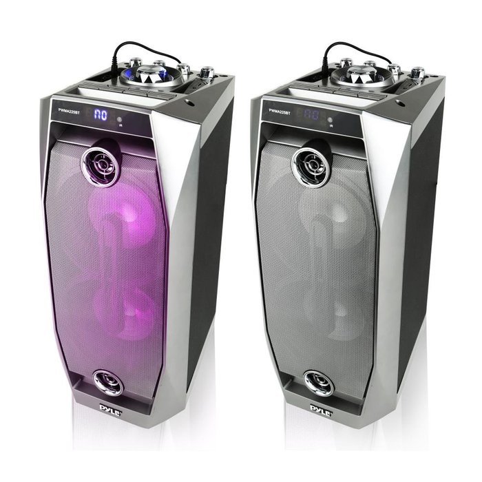 Pyle Bluetooth Active PA Speaker System, Black (PWMA225BT) N6