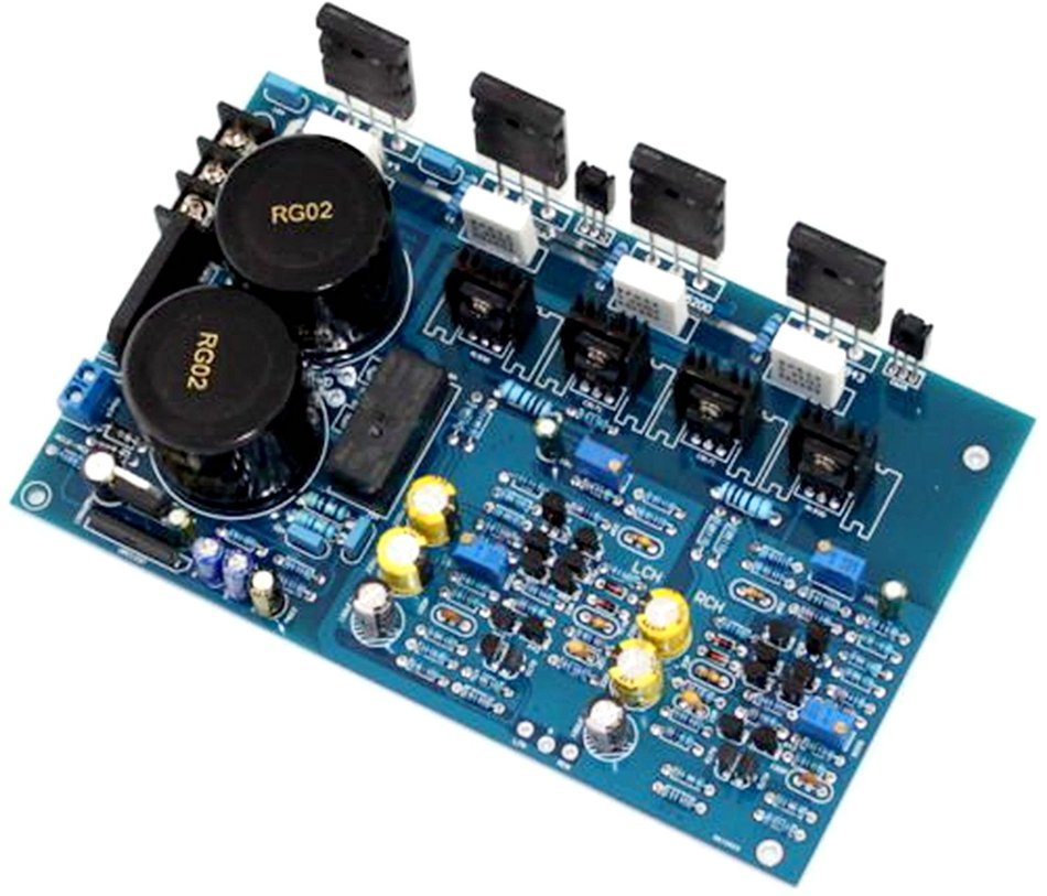 100W2 M7 Stereo Amplifier amp Borad with Original TT1943/TT5200 for AC 20V-32V N3