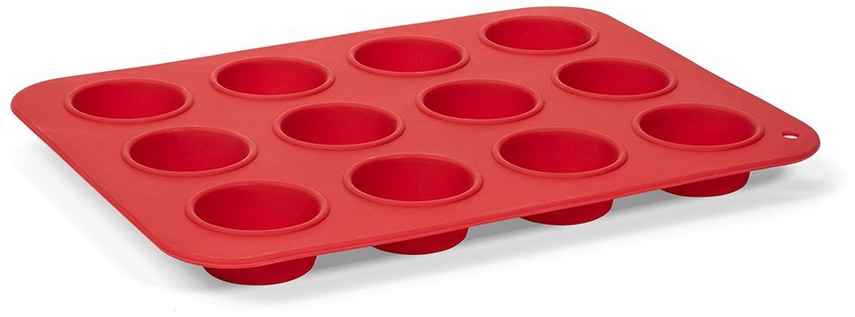 Elite BakewareTM 4 Piece Nonstick Silicone Muffin Pan and Cupcake Pans Set - Includes Regular, Jumbo & Mini Size... N6