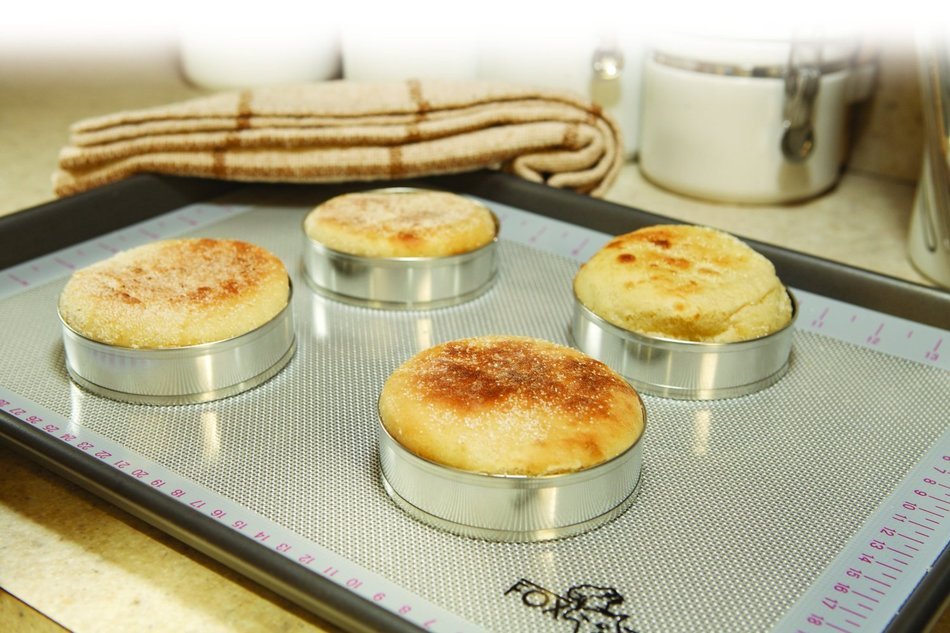 Fox Run Set of Four English Muffin Rings N2