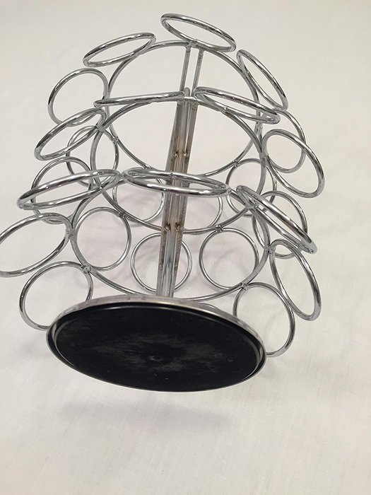 K-Cup Carousel, Hold 27 Coffee or Tea K-Cup Pods. By Lily's Home (Chrome) N3