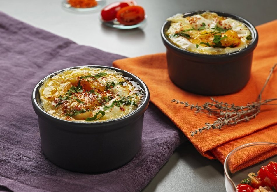 French Home Set of 4 3.5-inch Egg White Ramekin N3 free image download