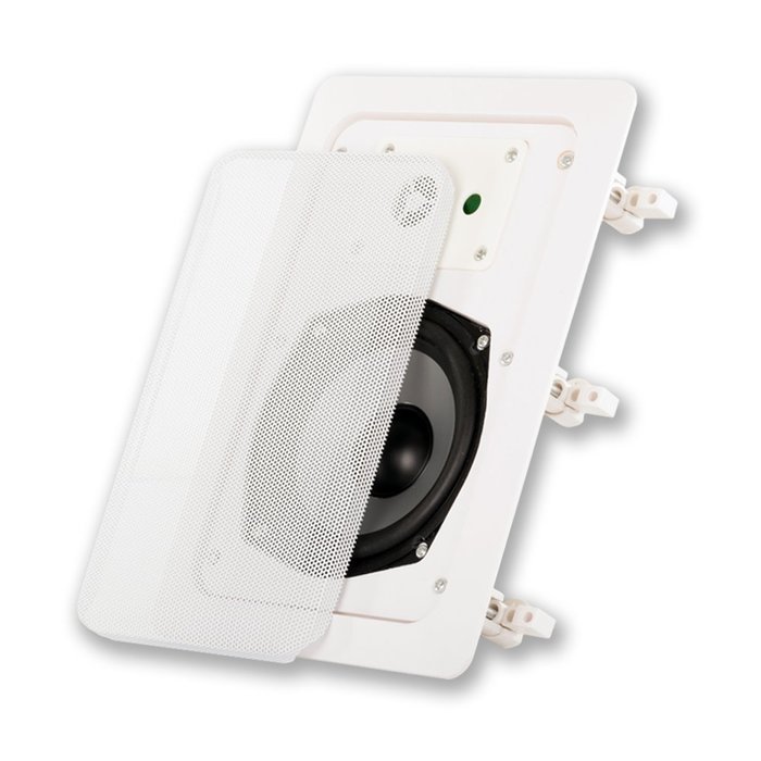 Acoustic Audio CS-iw520 5.25-Inch Rectangle 2 Way Speaker (White)