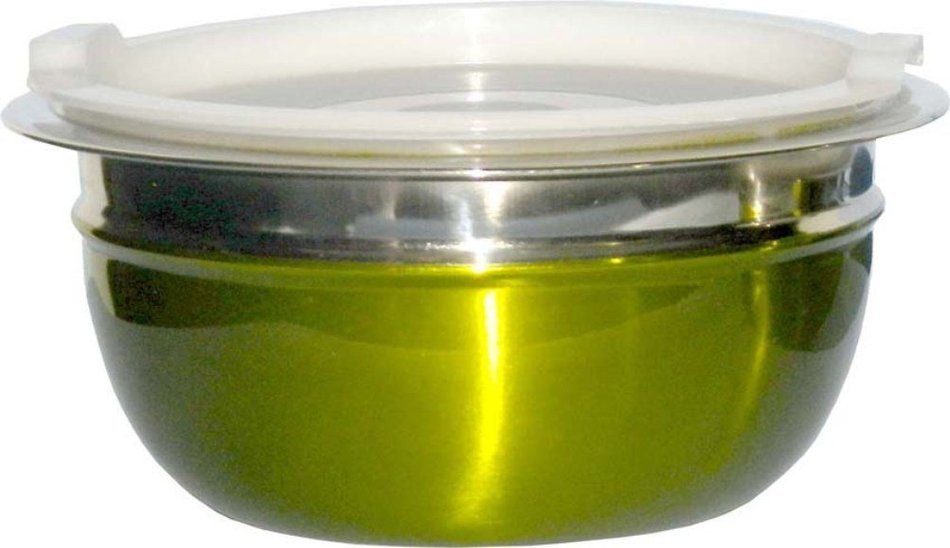 Stainless Steel 4-Piece Mixing/Storing Bowl Set with Lids (Blue) N16