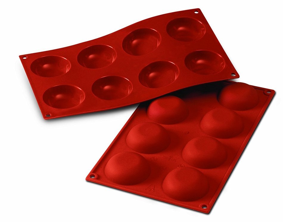 Silikomart SF026/C Silicone Classic Collection Mold Shapes, Rectangle Cake N5