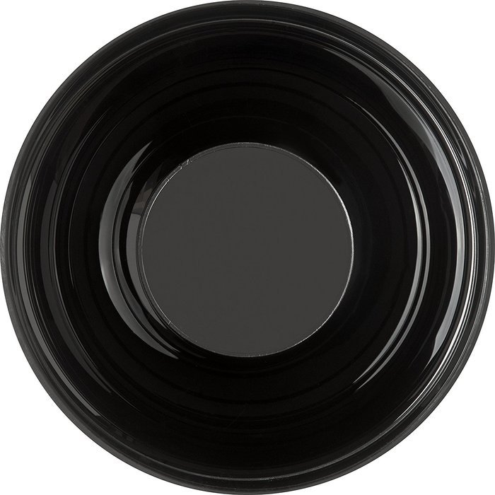 Carlisle 810003 Acrylic Stack Bowl, 3 qt. Capacity, 9.44 x 3.94", Black (Case of 4) N6