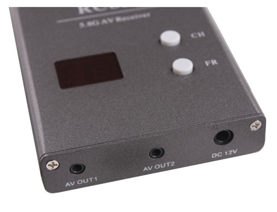 FPV RC832 5.8G 32CH AV Wireless Receiver For 5.8GHz Transmitter LED Display 32CH N6