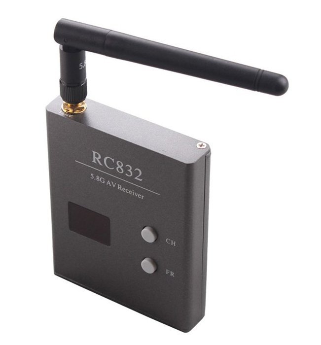FPV RC832 5.8G 32CH AV Wireless Receiver For 5.8GHz Transmitter LED Display 32CH N7