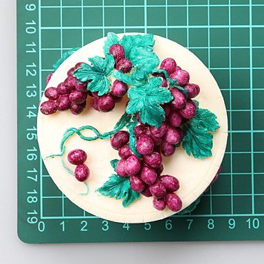 Y&XL&H Grape Soft Clay Resin Box Silicone Fondant Cake Jewelry Box Chocolate Silicone Molds,Decoration Tools Bakeware N4