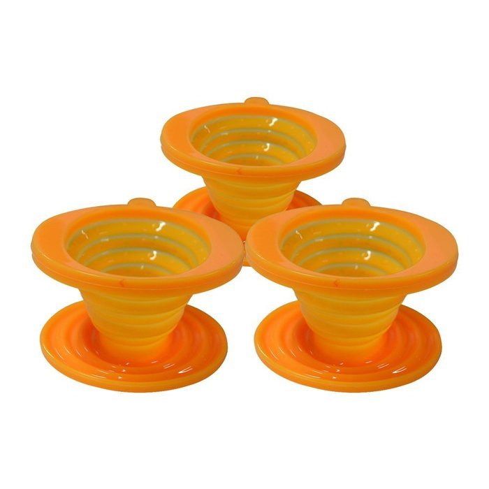 XLstore18 Silicone Collapsible coffee filter with a Free Hook, tea dripper cone, Pour over coffee Brewer, Carafe... N25