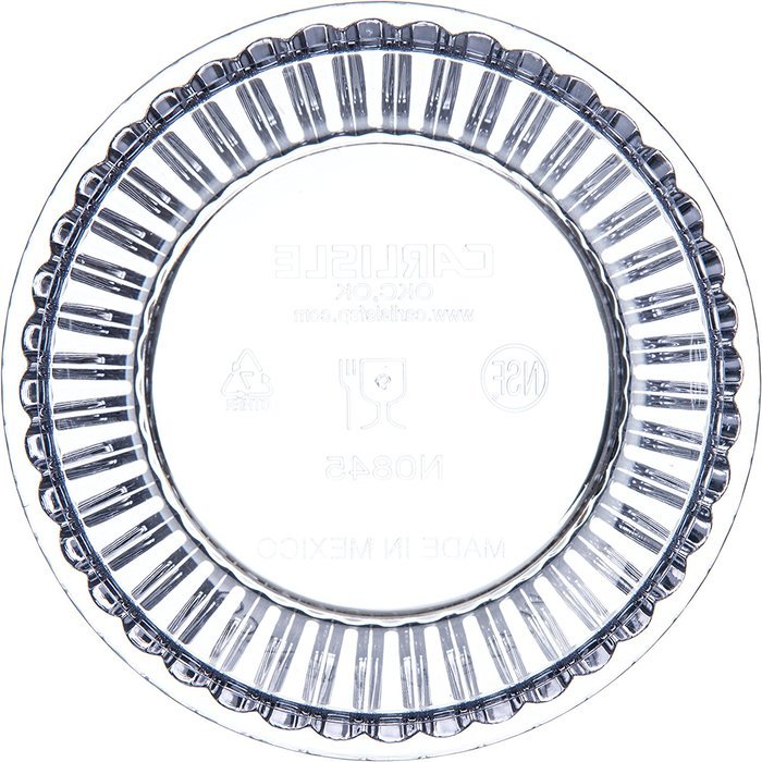 Carlisle 084507 SAN Fluted Ramekin, 4.5-oz. Capacity, 1.50 x 3.50", Clear (Case of 48) N4