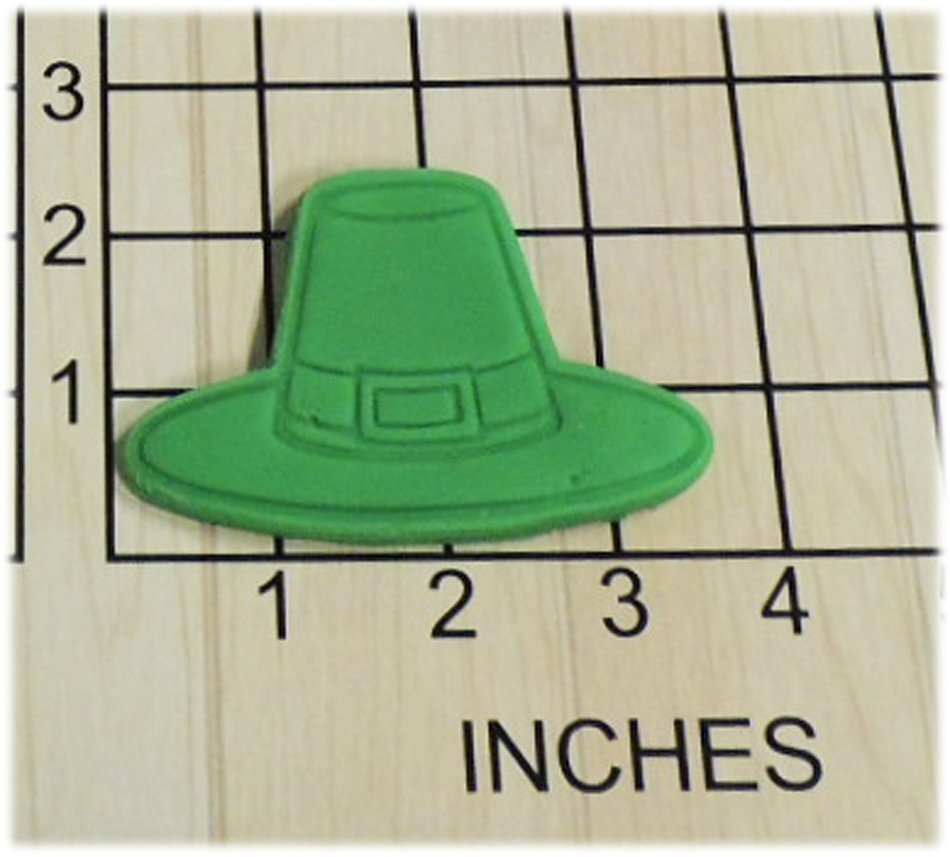 Thanksgiving Pilgrim Hat Fondant Cookie Cutter and Stamp #1381 N2
