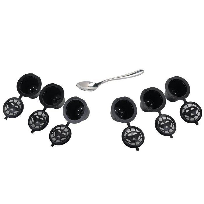 Bapdas Reusable Nespresso Capsules Refillable Pods For Nespresso Machines Pack of 6 N5