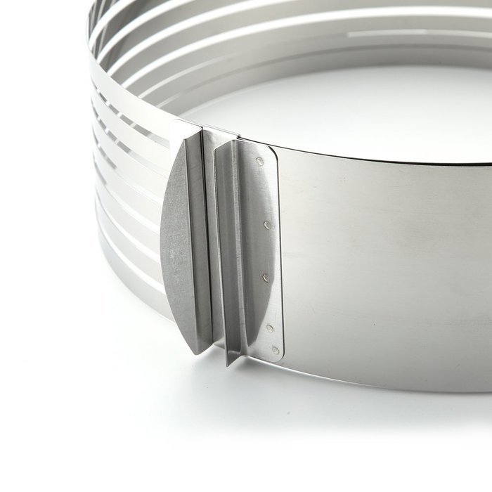 Kalrede Retractable Stainless Steel Circle Mousse Ring Baking Tool Set of 2(16-20cm,24-30cm) N4