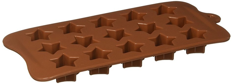Fat Daddio's SCM-022 Jeweled Star Chocolate and Candy Mold