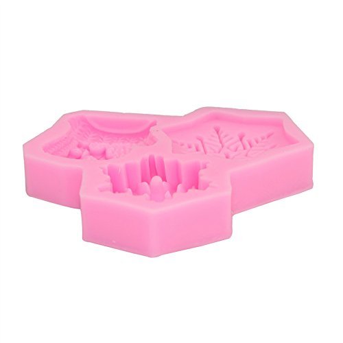 Let'S Diy Snowflak and Glove Christmas Theme 3D Silicone Molds For DIY Fondant Sugar Moulds Cake Decorating Tools