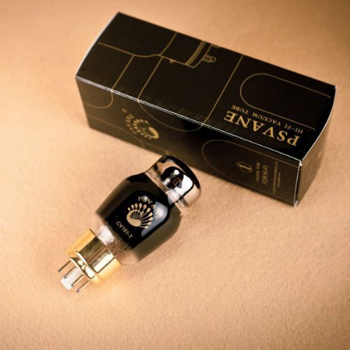 Matched Pair PSVANE CV181-T Vacuum Tubes T-Classic Grade Black Bottle High-End