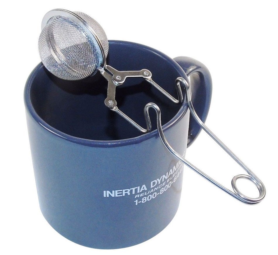 1 1/2" Pincher Ball Mesh Tea Infusers, Stainless Steel with Hanger. N5