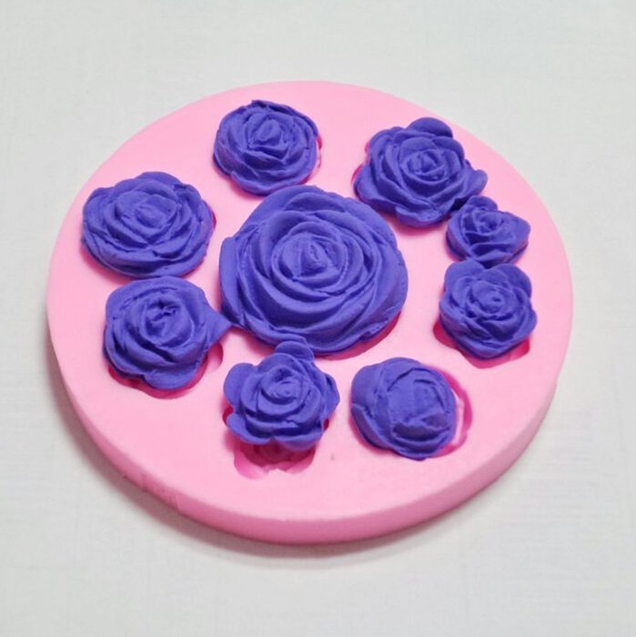 Mavis's Diary Silicone Gel Non-stick Cake Bread Mold Chocolate Jelly Candy Baking Roasting Mould (26 Cavity Love) N2