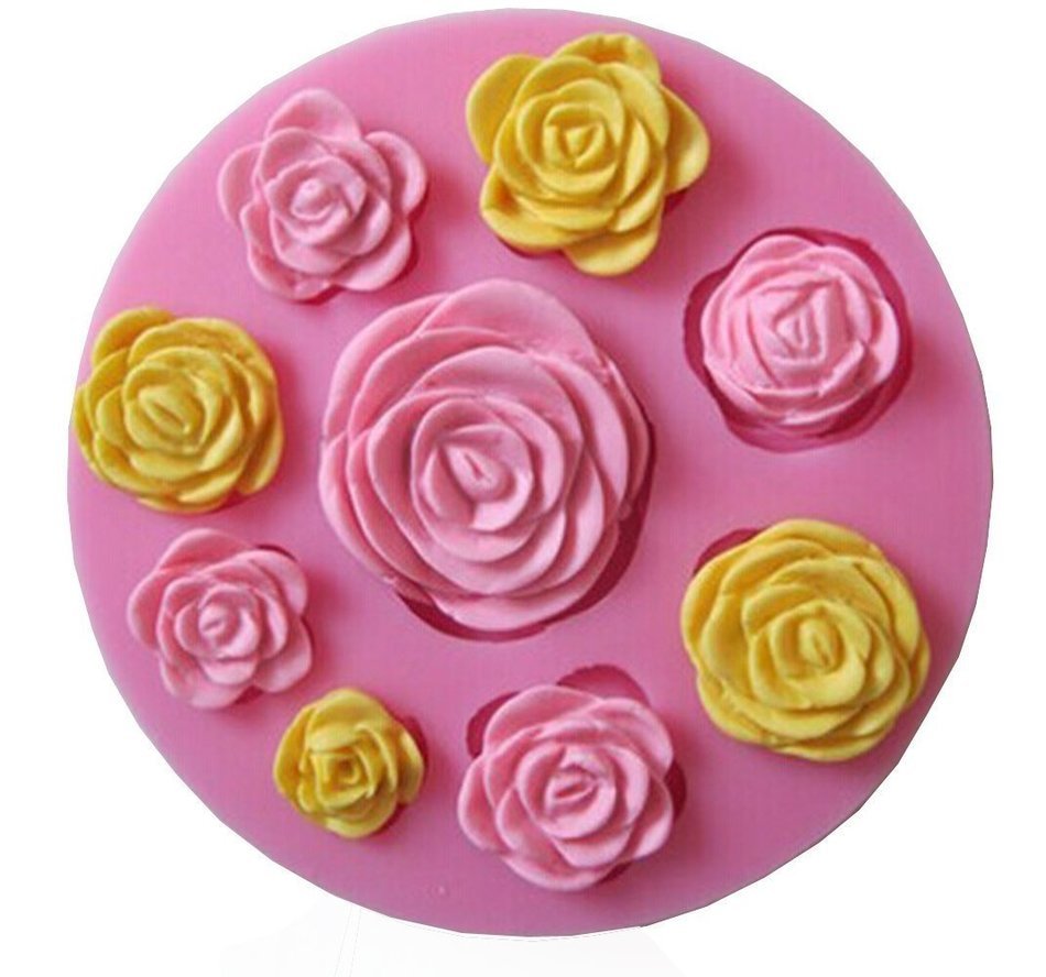 Mavis's Diary Silicone Gel Non-stick Cake Bread Mold Chocolate Jelly Candy Baking Roasting Mould (26 Cavity Love) N3