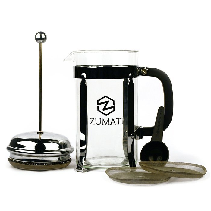 Zumati French Press 34 Oz Coffee and Tea Maker N6