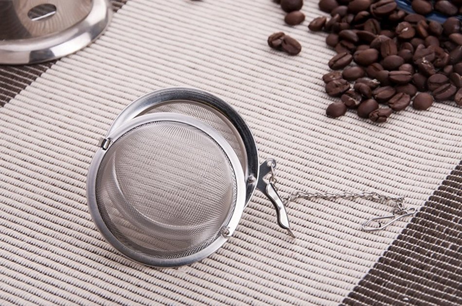 Tea Ball Infuser, Amsam 3 Pack Stainless Steel Mesh Tea Infuser 2-Inch Tea Strainer Filters for Loose Tea N2