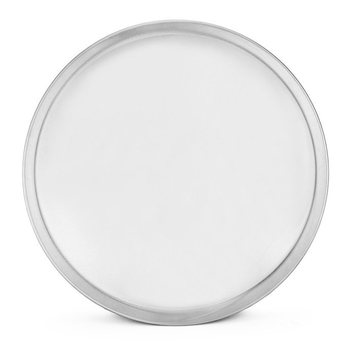 New Star 51025 Aluminum Coupe Style Pizza Tray Pizza Pan, 12-Inch, Set of 6 N2