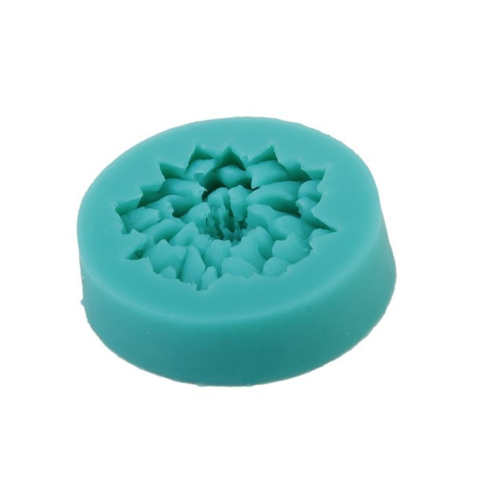 Lotus Flower 3D Fondant Cake Mold Candy Sugar craft Cutter Baking Tool Random Color N7