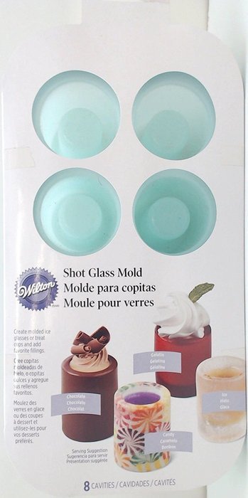 Wilton Silicone, 8 Cavity Shot Glass Mold, 570-0118