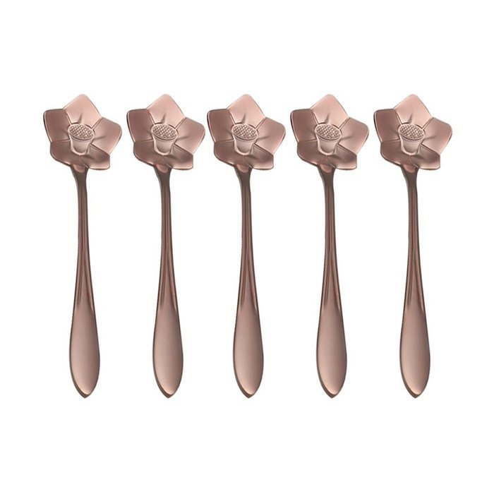 Coffee Scoops, Stainless Steel Tableware Creative Sunflower Flower Pattern Coffee Spoons Stirring Spoon Sugar... N22