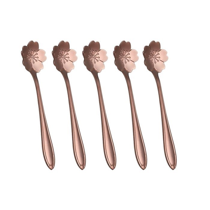 Coffee Scoops, Stainless Steel Tableware Creative Sunflower Flower Pattern Coffee Spoons Stirring Spoon Sugar... N26