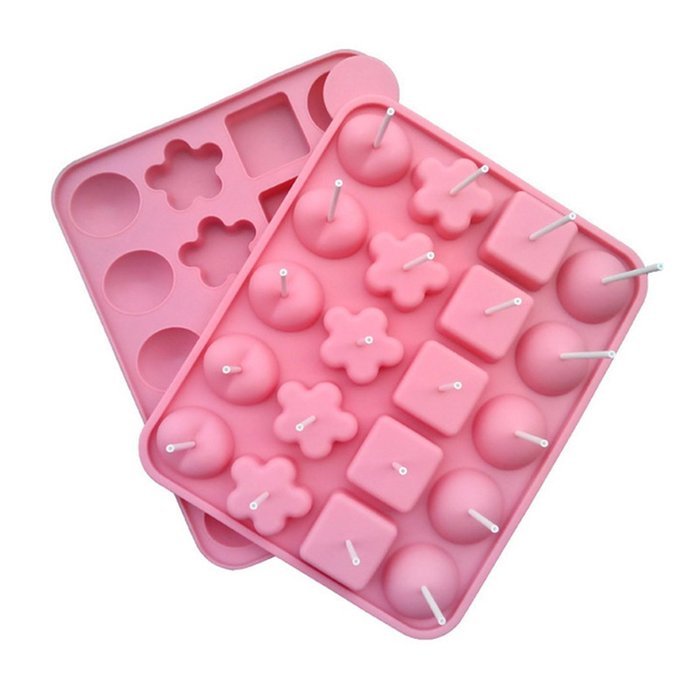 Luckygirls Different Shaped Silicone Non Stick Jelly Candy Baking Mould for Chocolate Candy-Cartoons, Characters... N26