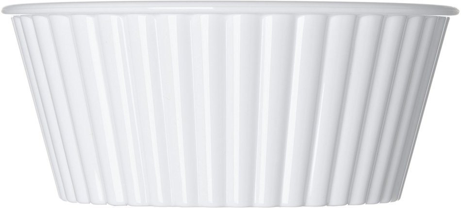 Carlisle 084502 SAN Fluted Ramekin, 4.5-o.z Capacity, 1.50 x 3.50", White (Case of 48) N5